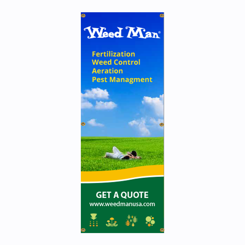 Weed Man Banner Stand - Grass